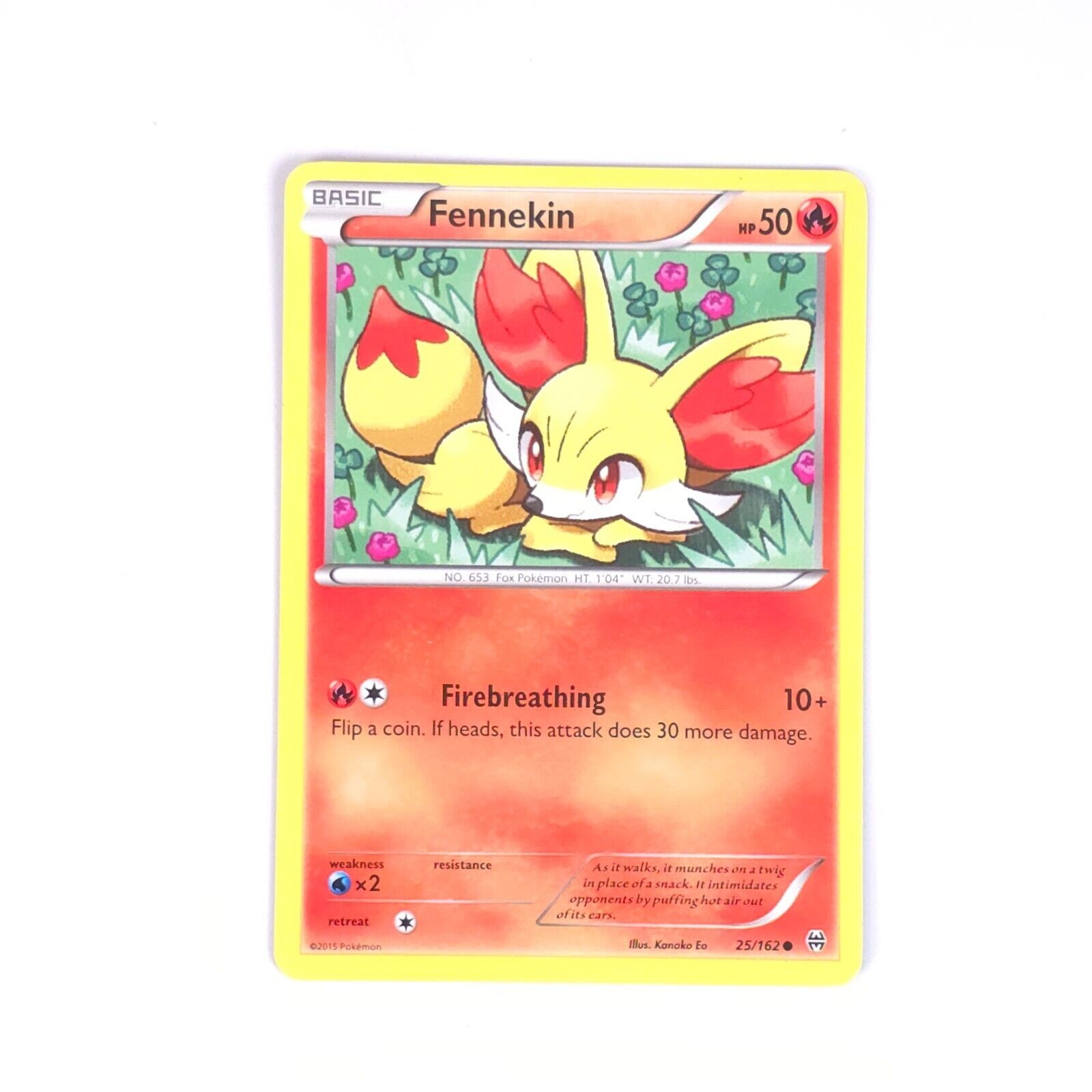 Fennekin 25/162 Pokemon XY - BREAKthrough Common NM