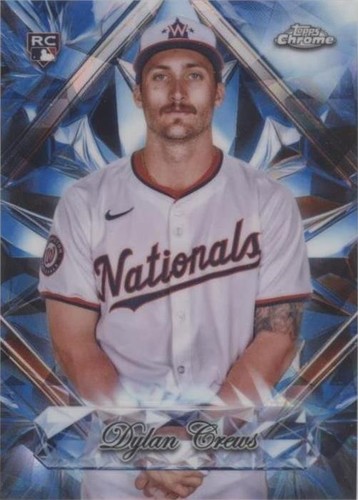 2025 Topps Chrome Sapphire Dylan Crews RC /99 green Auto