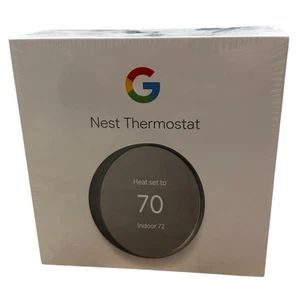 Google Nest Thermostat Smart Thermostat Charcol G4CVZ New Sealed