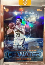 Luka Doncic 2025-26 Topps Three17/25 Bronze Ice Water Lakers #IW-12