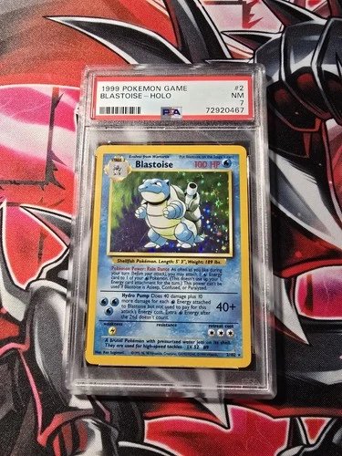 Pokemon Blastoise 002/102 Base Set Holo PSA 7