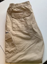 CQR Tactical Pants Men 38x32 Tan Ripstop Cargo Military Outdoor Flex Utility