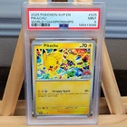 2025 Pikachu World Championships #225 PSA 9 Black Star Promo Graded Mint