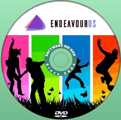 Latest New Release Endeavour OS Linux Operating System for PC on DVD