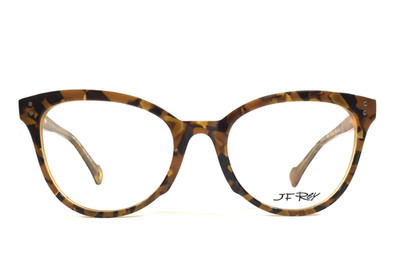 J.F. Rey Eyeglasses Frame JF1412 9096 Demi Havana Marble Brown 51-20-140