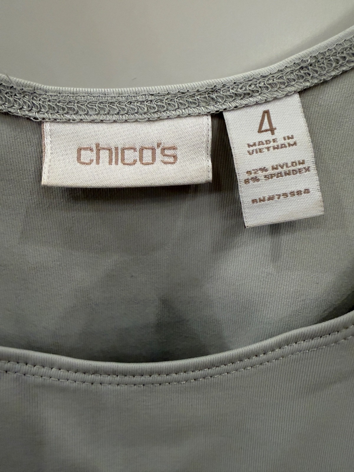 Chico's Microfiber Contemporary Tank Basic Knit S… - image 2