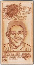YOGI BERRA Sigarette per animali domestici RARA incisione su legno di GYPSY QUERCIA 4,5" x 2,5" YANKEES 