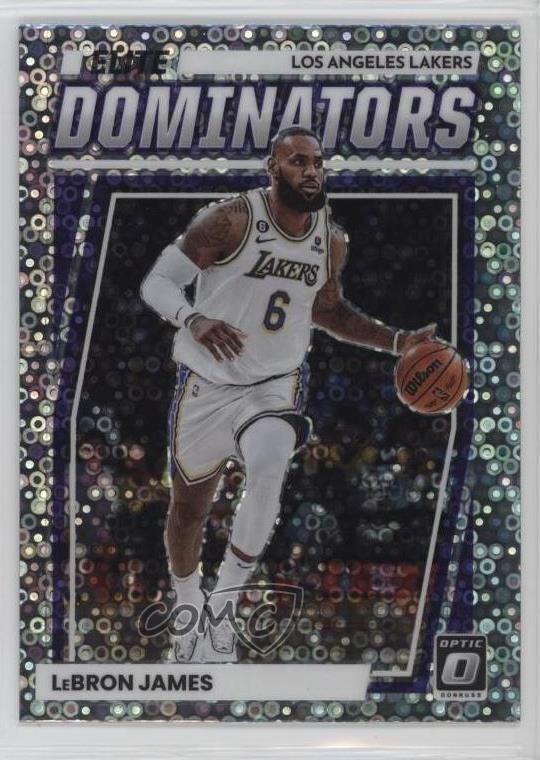 2022 Donruss Optic Elite Dominators Fast Break Holo Prizm LeBron James #22 6l7