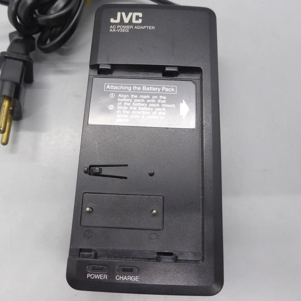 Genuine JVC Charger AA-V3EG For JVC BN-V22U Batteries (EU Plug) - Image 2 of 4