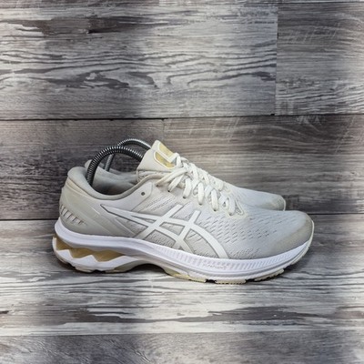 Asics Gel Kayano 27 1012A649 White Running Shoes Sneakers Womens Size 9