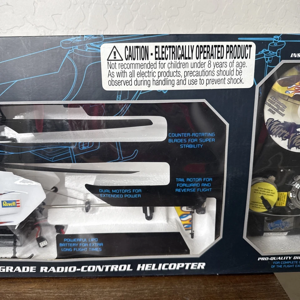New Revell White Wolf Remote Control Helicopter RC Heli Blade - Image 4 of 4