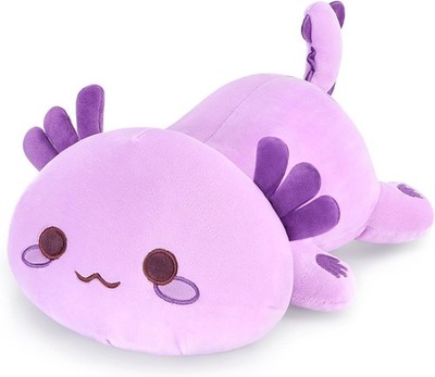 Kawaii Axolotl Plüschpuppe für Kinder, weich, ungiftig, hautfreundlich