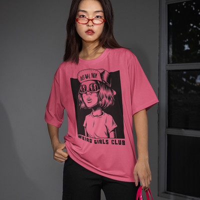 Weird Girls Club T-Shirt, Cute Nerdy Girl Tee