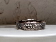 OREGON - Size 9 State Quarter Coin Ring