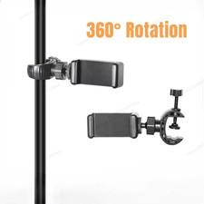 Multifunctional Adapter Clip Phone Holder 360  Rotation Adjustable Clamp Spiral