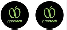 2 NYC GREEN DECAL FOR HYBRID CABS ** NEEDED F...