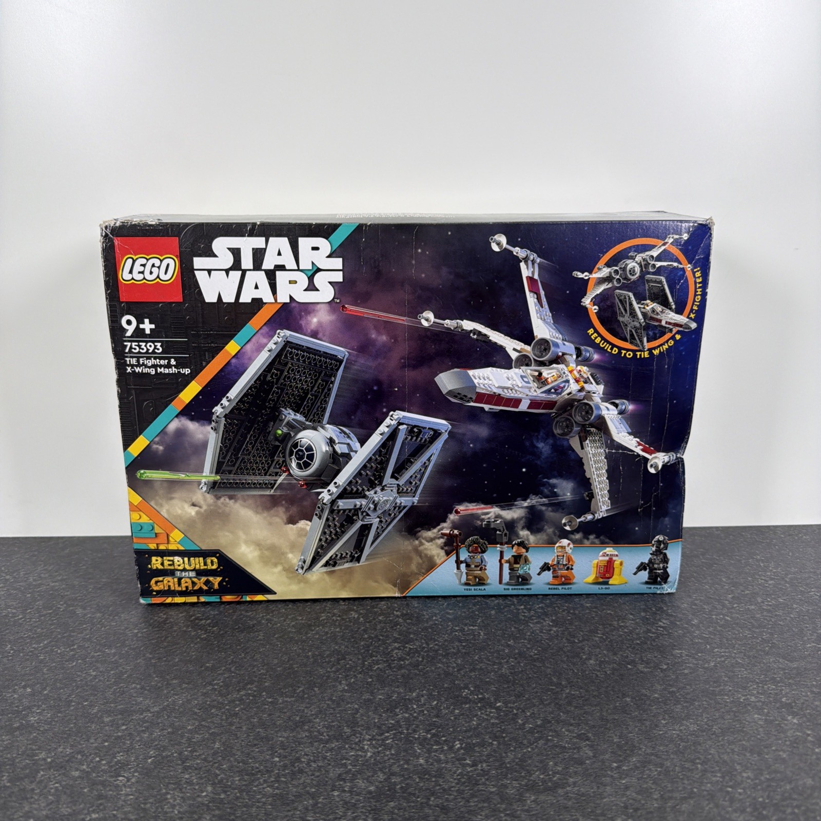 LEGO Star Wars 75393 Tie Fighter & X Wing Mash Up New Sealed RETIRED BOX DAMAGED