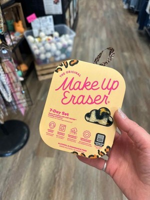 The Original Make Up Eraser, 7 Day Set in Leopard Print