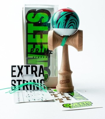 Sweets Kendamas PRIME GRAIN SPLIT 2.0 Lasertag 16cm Holz Kendama aus Japan Neu