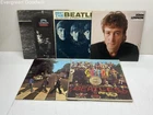 (Lot of 5) The Beatles, John Lennon Vinyl Records - Abbey Road, Sgt. Pepper, ECT