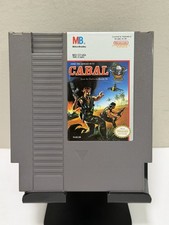 Nintendo NES Cabal Authentic Milton Bradley MB Game Cartridge Clean Label Tested