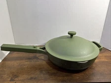 Our Place Always Pan 2.0 Sage 10.5” Ceramic Nonstick Skillet GOOD CONDITION