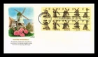 DR JIM STAMPS US COVER WINDMILLS BOOKLET FIRST DAY ISSUE FLEETWOOD