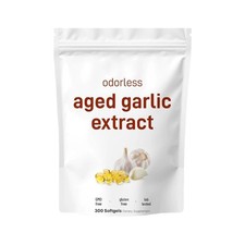 Odorless Aged Garlic Extract, 300 Softgels 250 mg per Softgel 