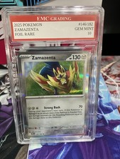 ZAMAZENTA 146/182 FOIL  Pokemon 2025 Card GRADED 10 MINT TCG CCG