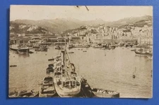 1932 Genova - inusuale veduta del porto
