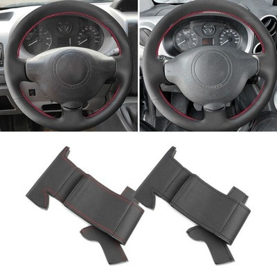 Car Steering Wheel Sewing Leather Cover For Citroen Berlingo Jumpy Toyota Proace