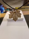 Ganz Shimmering Leaves Necklace Gold-plated Intricate Maple Leaf Pendant 18" Vtg — photo 7