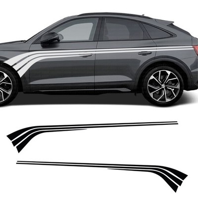 Pegatinas franja lateral Racing Stripes compatible con Audi Q5 Sportback