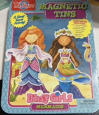 T.S. Shure Magnet Tins  Daisy Girls Mermaid  Dress-Ups