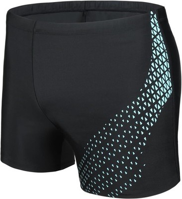 AMZSPORT Herren Badeshorts kurz Eng anliegend Schwimmhose S-XXL