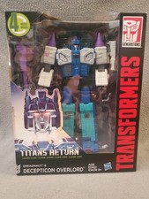 Transformers Titans Return Decepticon Overlord & Titan Master Dreadnaut New