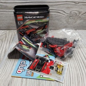 LEGO 8150 Racers ZX Turbo Glow in the Dark Red Race Car ZX Turbo Building Blocks