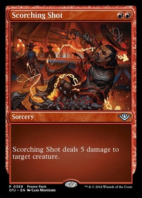 MTG Magic the Gathering Scorching Shot (369/469) Outlaws of Thunder Junction LP