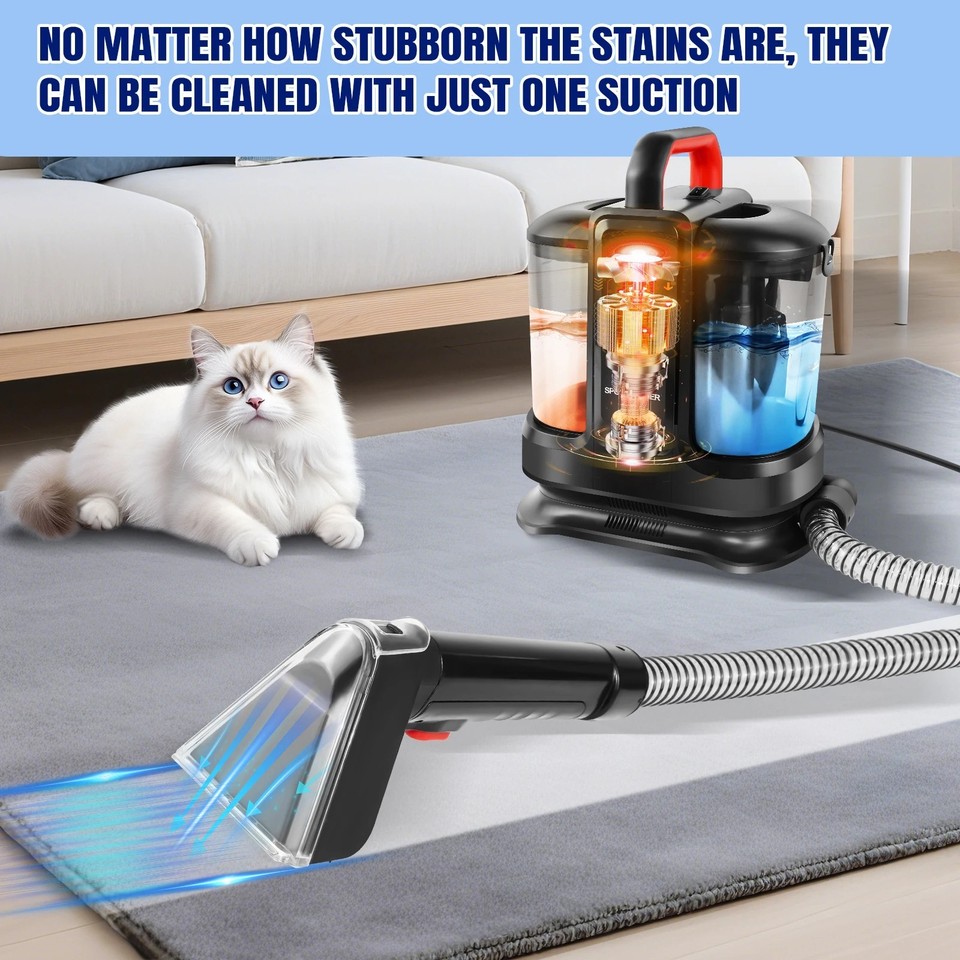 Portable Spot Cleaner Machine Carpet Upholstery Sofa Car Pet Stain ...