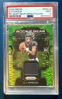2023 Prizm #RGCJS CJ STROUD Rookie Gear Neon Green Pulsar PSA 9 Jersey Patch