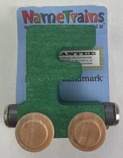 Maple Landmark Inc. 100061 NameTrains "F" Green Wooden Letter Car