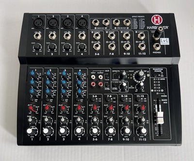 Harbinger L1202FX 12- Channel Analog Mixer with Effects   Works