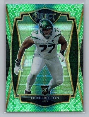 2020 Panini Select Mekhi Becton New York Jets Dragon Scale /67 Rookie #190 8208