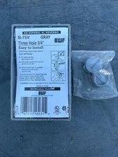 BWF B-75V Weatherproof Electrical Box 1 Gang 3 Holes 3/4" Die-Cast Metal 