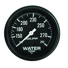 AutoMeter 2313 Auto Gage 2 5/8in Mechanical 100-280 Deg F Water Temp Gauge