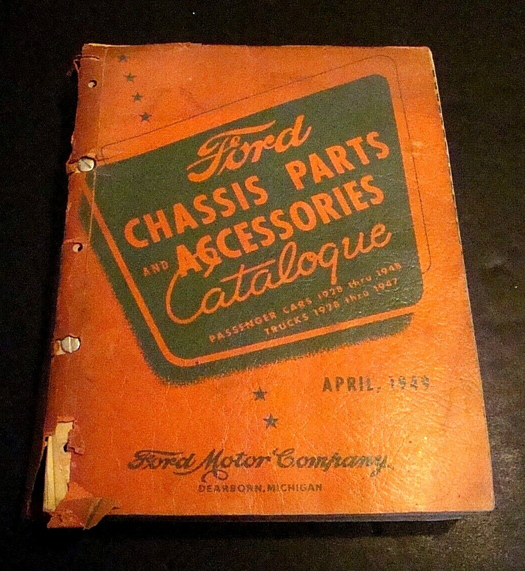 1949 Original FORD Catalog CAR TRUCK Chassis Parts Accessories Manual