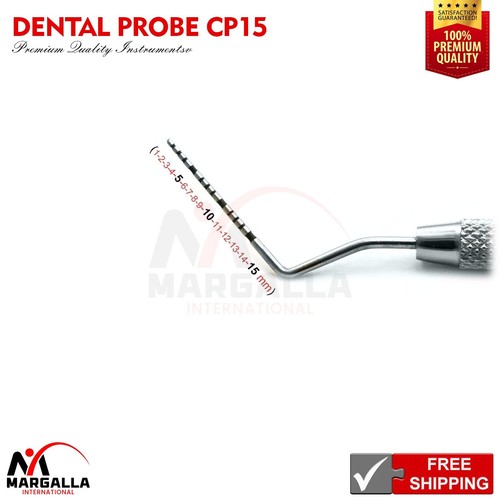 Periodontics Probes Periodontal CP15 UNC Dentistry Examination Color Coded Probe - Picture 3 of 3