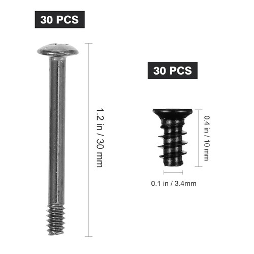 60x Computer Cooling Fan Screws Computer Case Fan Screws Case Fan Screw Kit New - 第 7/11 張圖片