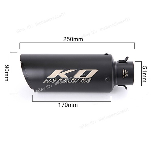 Sistema completo silenciadores de tubo de escape deslizables para BMW G310R G310GS 2016-2024 - Imagen 9 de 14