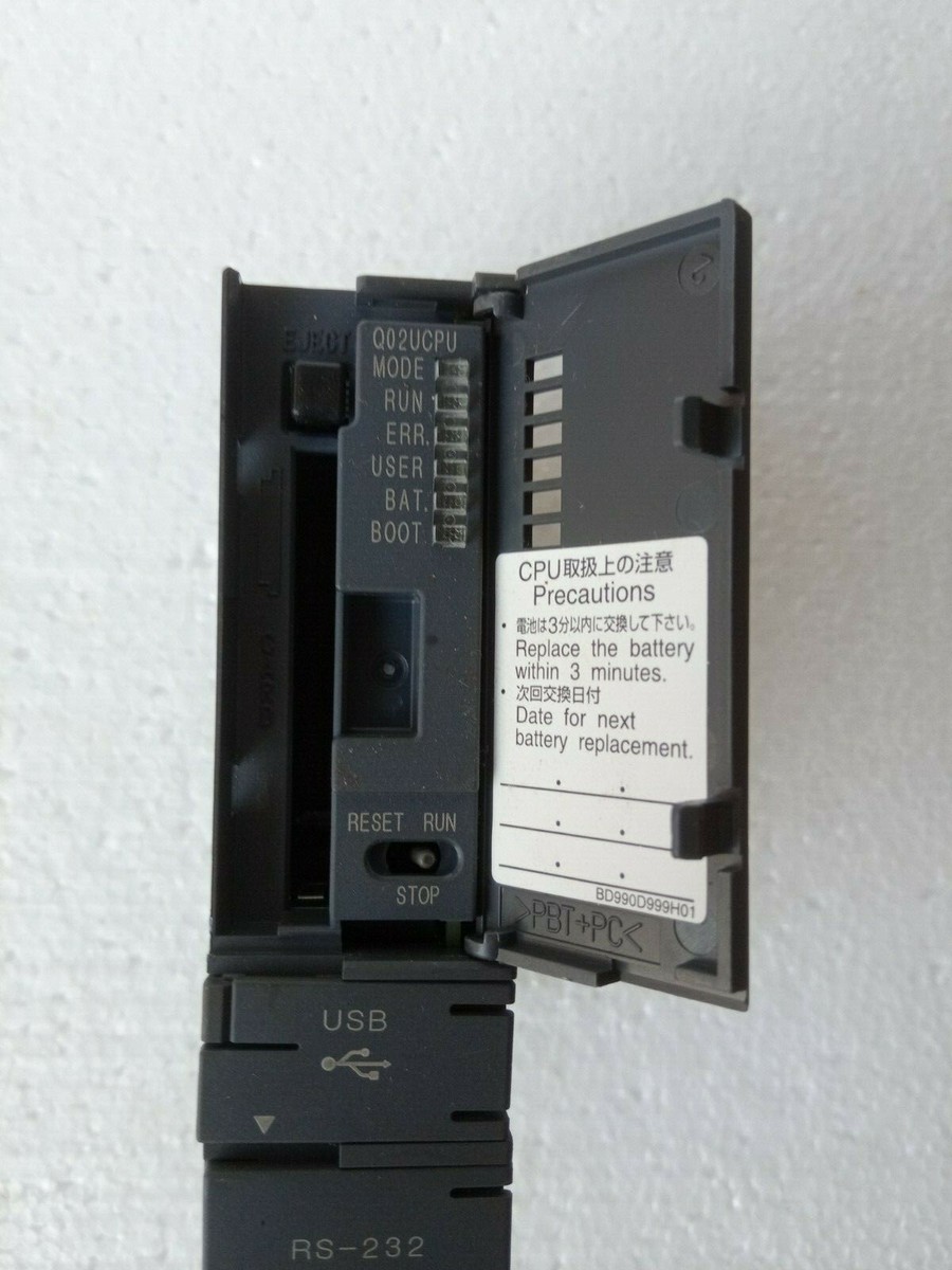 MITSUBISHI MELSEC-Q MODEL : Q02UCPU CPU UNIT *NEW* | eBay